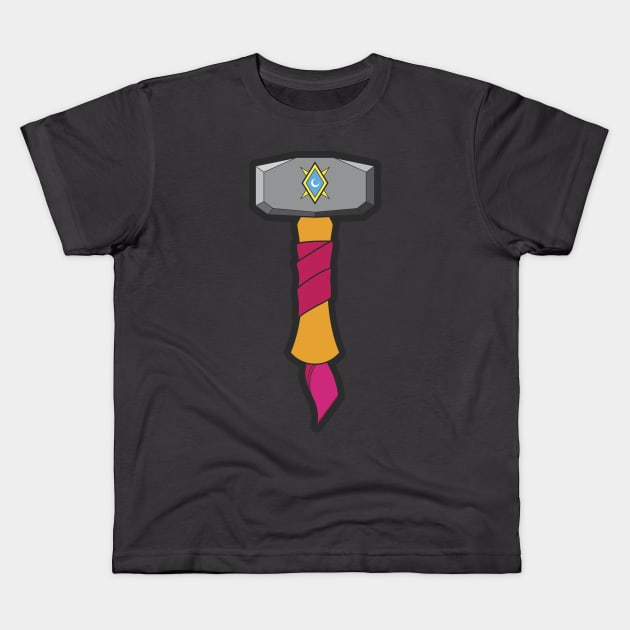 Strong Hammer Kids T-Shirt by tomsnow